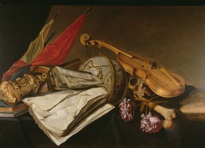 ヴァニタス静物、1663